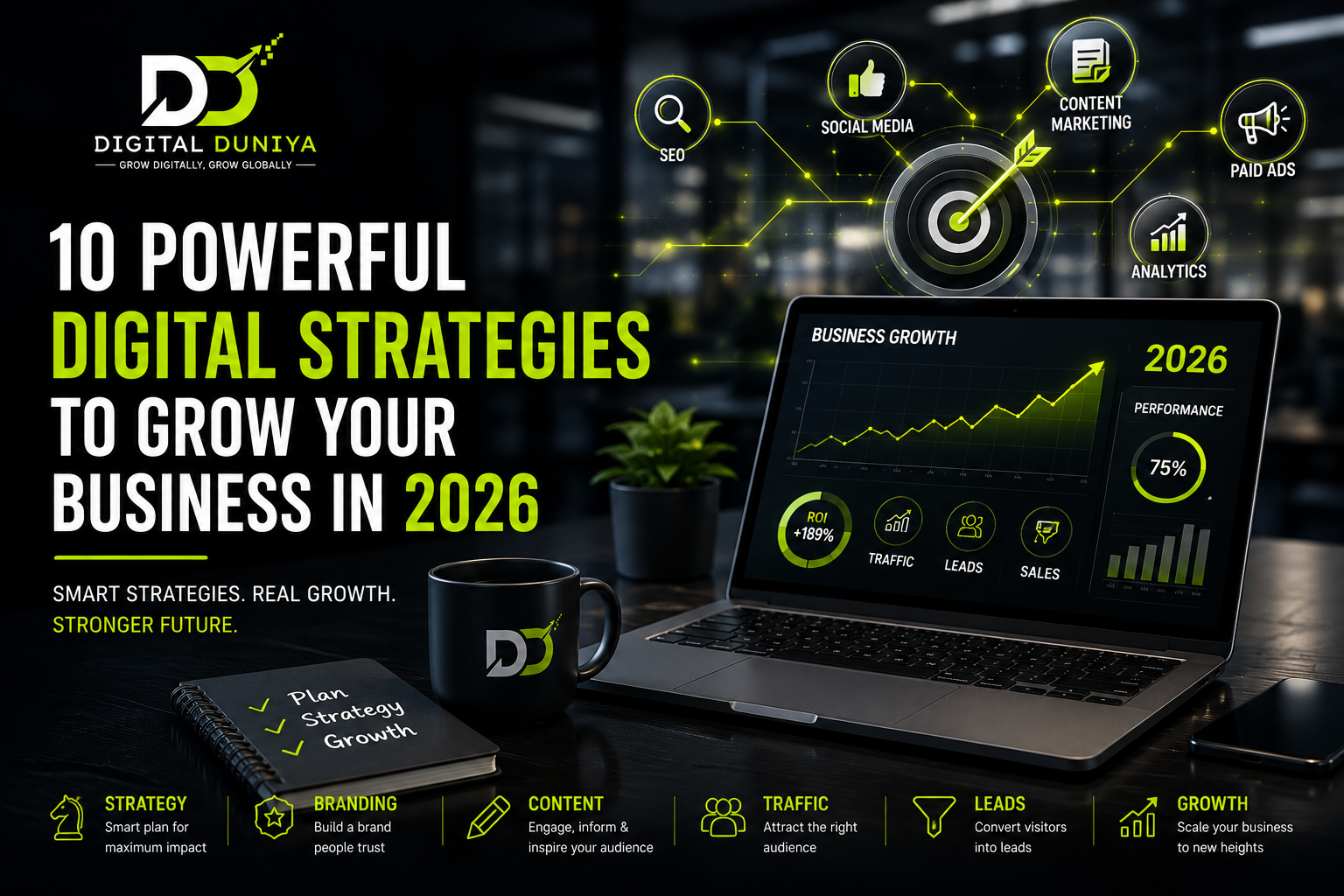 Read more about the article 10 Powerful Digital Strategies to Grow Your Business in 2026